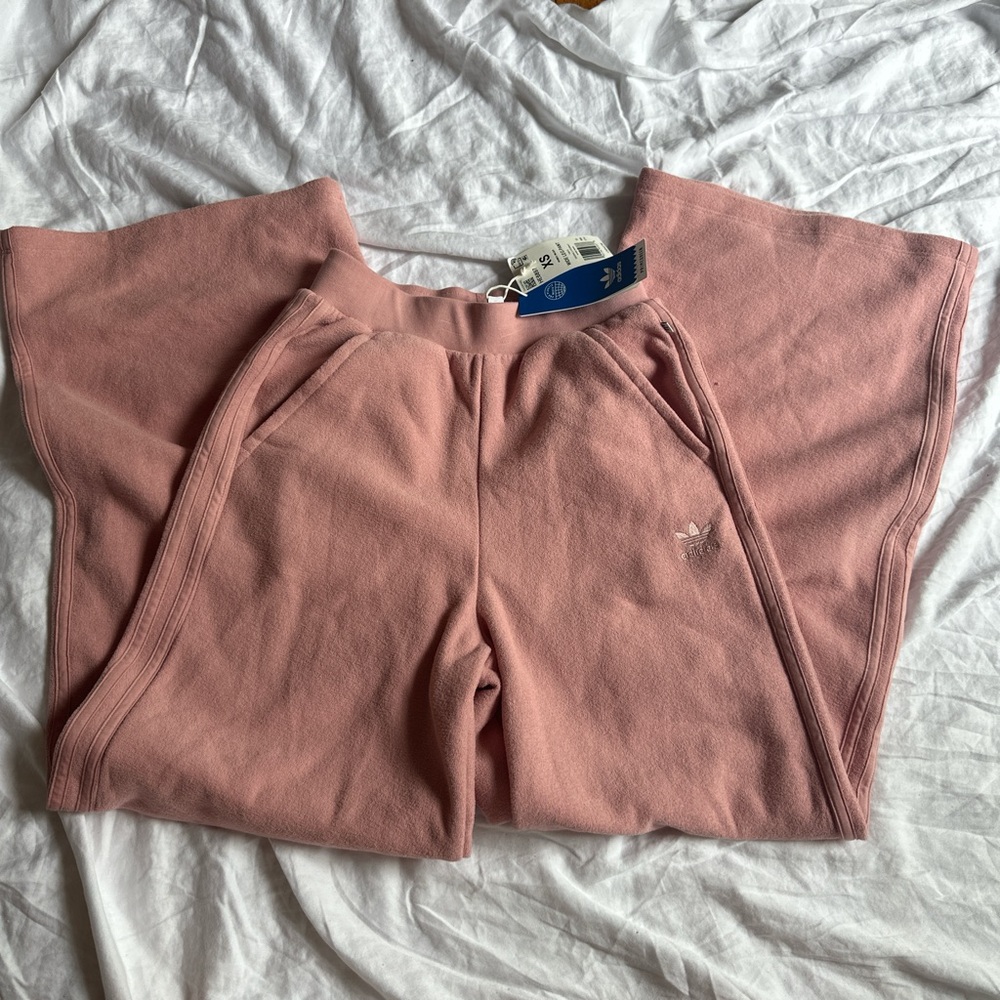 Adidas pink sweatpants